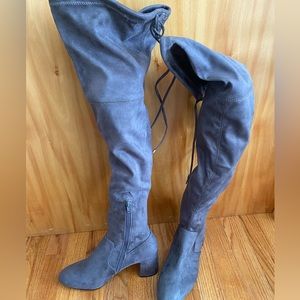 Over the need suede boots